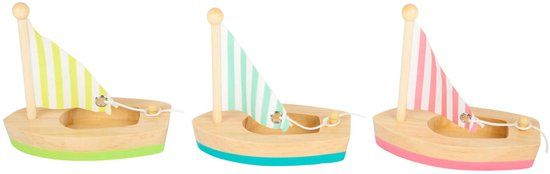 Small Foot Houten Zeilboten, Set van 3