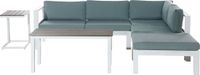 Beliani MESSINA - 5-persoons Loungeset - Groen - Aluminium
