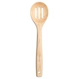 Fiskars Folken Kooklepel met Gleuven, Houten lepel voor gecoat Kookgerei | Lengte 29 cm, FSC-gecertificeerd Esdoornhout, 1075684