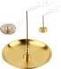 Kivora B.V. Porte-encens 3-en-1, 14 cm, Brûleur d'encens en laiton, Porte pour décoration de salon et accessoires de yoga