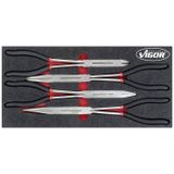 Vigor V4995 Dubbele scharnier-tangenset