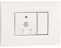 VEMER VE791100 SENS IR DUO - bewegingsmelder voor binnen, infrarood bewegingssensor, installatie op inbouwbox, wit