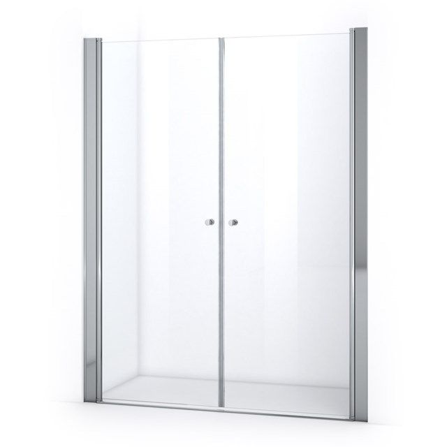 Maxaro Douchedeur Zircon Comfort 160cm Pendeldeur Helder Chroom