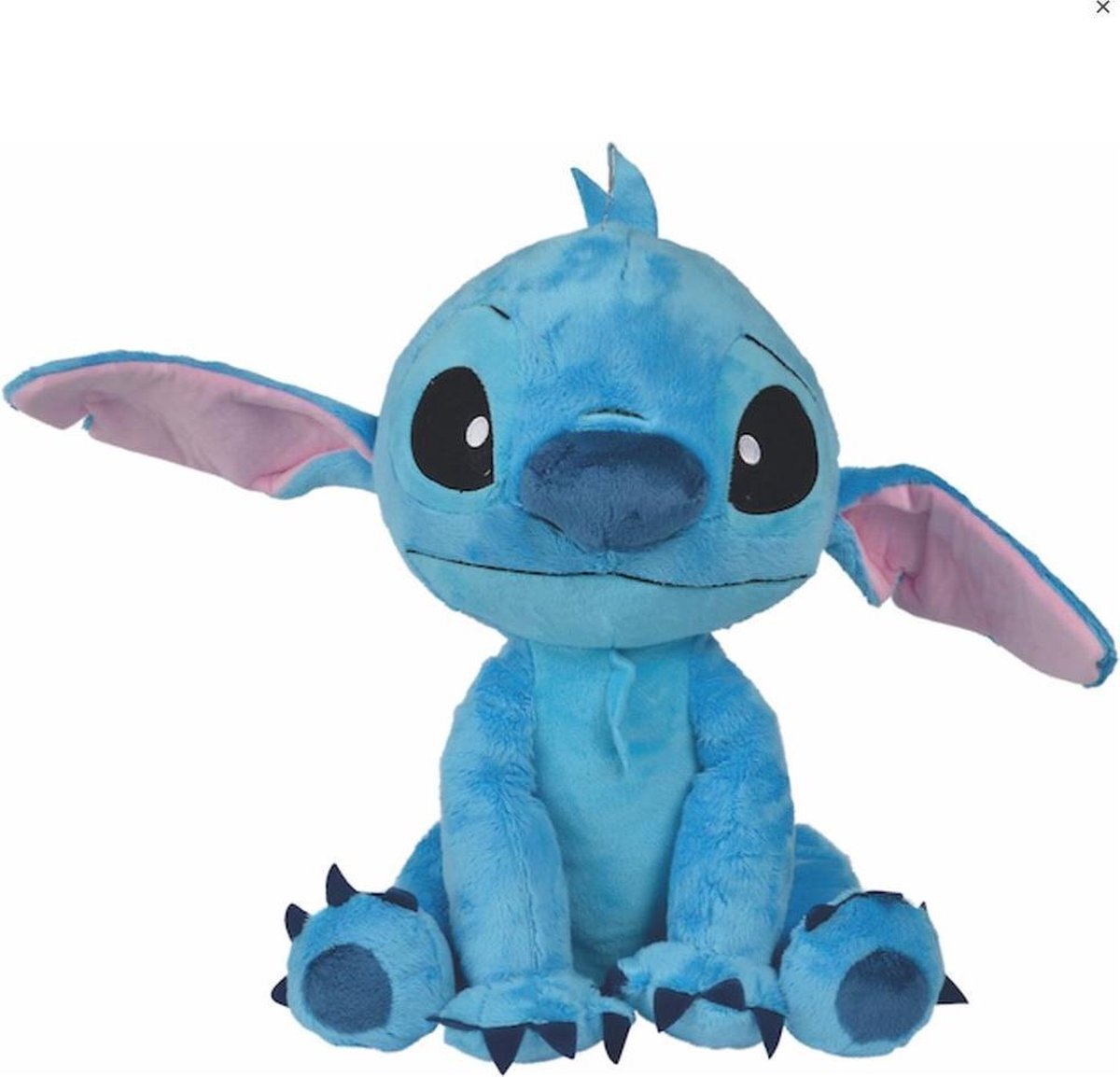 simba Disney - Lilo & Stitch - Stitch - 25 cm - Pluche - Blauw - Alle leeftijden - Knuffel