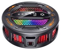 Avizar, Magnetische smartphone-koeler, 3 snelheden met digitale display, zwart