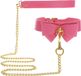 Taboom Scala 2.0 Collar and Leash Roze Leer
