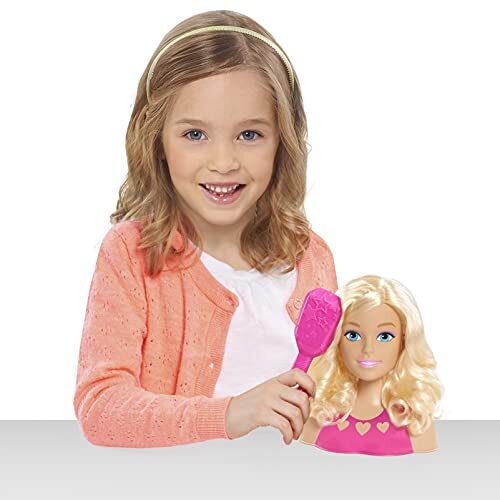 JP Barbie Barbie Mini Styling Hoofdblond, Cadeaus voor Kinderen 3 en Up Multi Colour