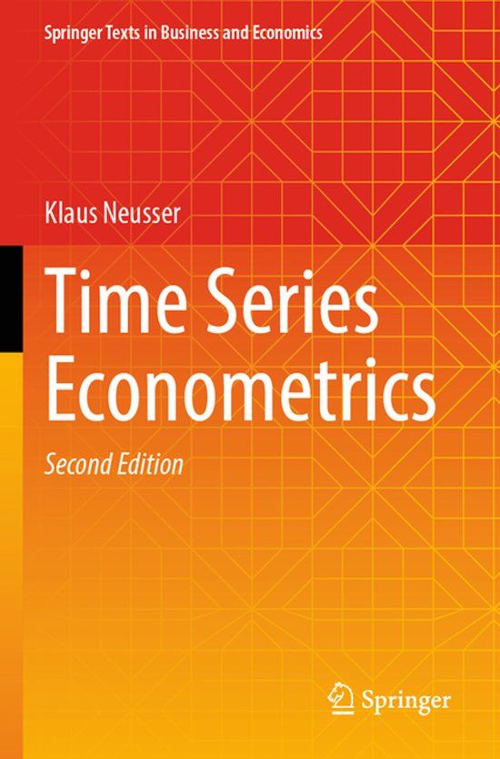 Time Springer Texts in Business and Economics: Time Series Econometrics