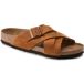 Birkenstock Sandales en cuir suédé Lugano