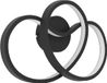 EGLO Gianella Wandlamp - LED - Zwart / Wit
