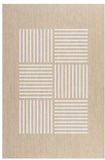 Storesdeco Premium vinyl vloerkleed, wasbaar, antislip en slijtvast – Witte lijnen 60x200 cm