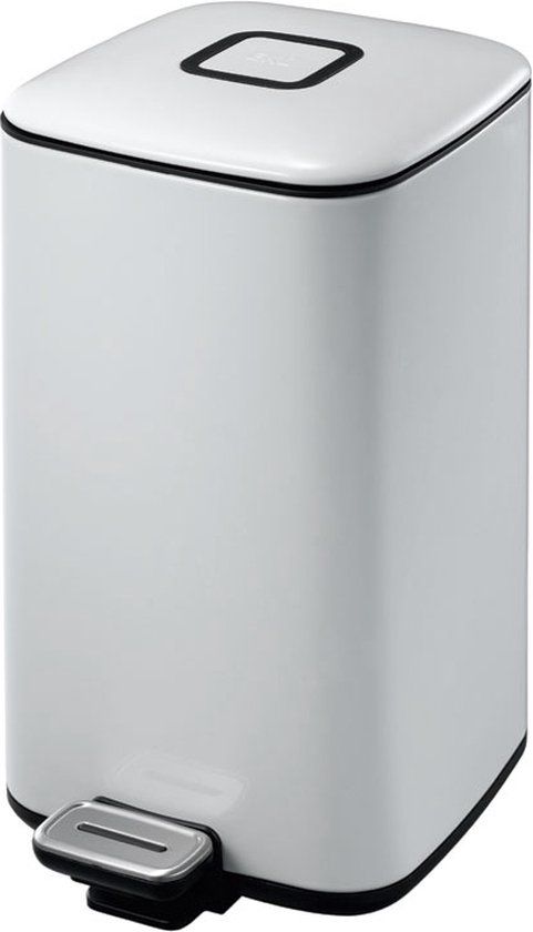 EKO Regent Step Bin - 12 liter - Wit