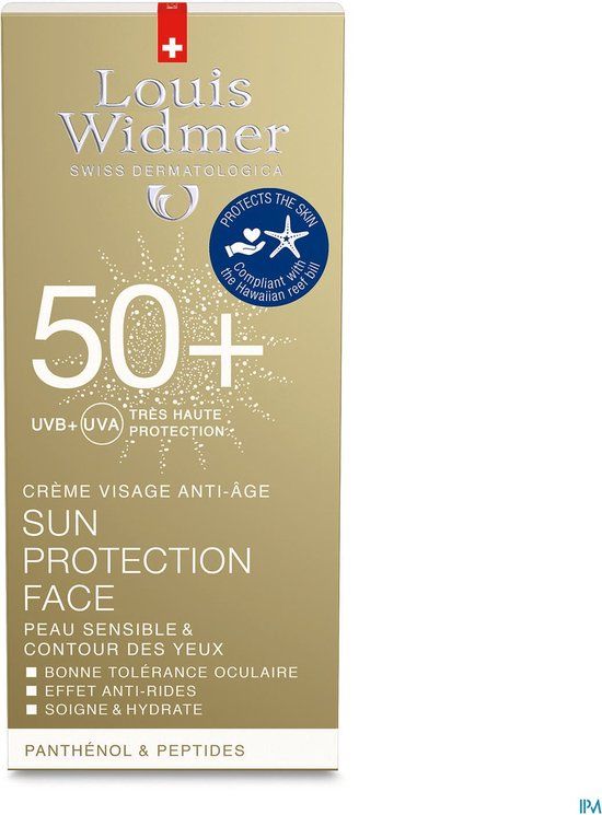 Widmer Sun Protection Face 50 SPF - 50ml - Tube