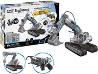 Revell Modelbouwpakket Landbouwvoertuigen - 21305 Hydraulische Graafmachine - Engineers - 3 Bouwopties Plastic - 1:24 - Modelbouw
