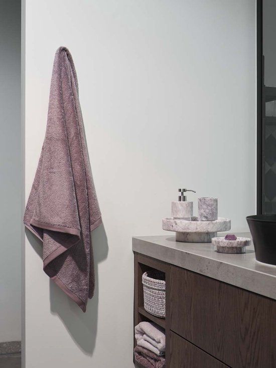 Aquanova Porto Zeepdispenser - Wit/Roze/Paars - Keramiek - Modern