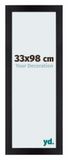 Your Decoration - Cadre photo 33x98 cm - MDF - Noir mat - Mura