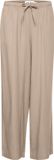 ICHI IHLINO PA2 FL Dames Broek - Maat 44 - Natural - Wide leg fit - Linnen/Viscose - Lente/Zomer 2024
