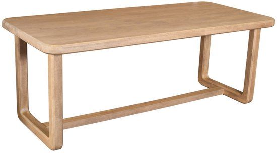DÉJA Living Eettafel Loja - Rechthoek Naturel Mangohout - 250x90x76cm