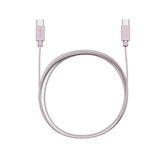 Kabel Sudio Kabel USB-C do USB-C do szybkiego ładowania i synchronizacji, różowy 1,5 m