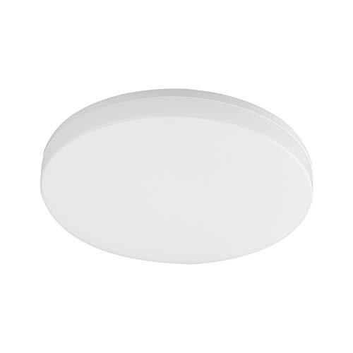 TELLUR WiFi LED Smart Plafondlamp, 24 W, 2400 lumen, koud/warm, intensiteitsdimmer, bestuurbaar via app, compatibel met Alexa & Google Home, geen hub nodig, rond, Ø 33 cm, wit