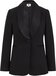 WE Fashion Dames regular fit tuxedo blazer - Zwart - Maat 42