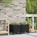 Maison Exclusive - Jardinière sur roulettes, noire, 80 x 40 x 44 cm, en plastique PP