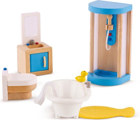 Hape Badkamer voor poppenhuis E3451 - Multi