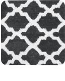 Dutch House Bidetmat Toulon - Bidetmat 60x60 cm - Antraciet - Antislip - Sneldrogend