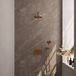 Brauer Copper Edition Thermostatische Regendoucheset Inbouw - Hoofddouche 20 cm - Koper