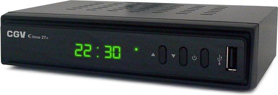 CGV etimo 2T-C DVB-T Ontvanger/Recorder (DVB-T) Zwart