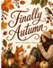 Finally Autumn: ADULT COLORING BOOK