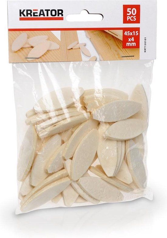 Kreator KRT120101 Lamellen - maat 0 - 50 stuks