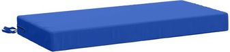 vidaXL Bankkussen SOEST 100% Polyester Koninklijk Blauw 80 x 40 x 8 cm