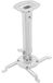Projector plafondbeugel - 380 tot 580 mm - Tot 13,5 kg - 360° draaibaar - Zwart