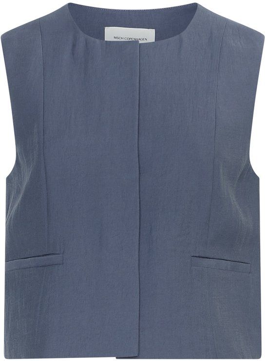 MSCH Copenhagen Mschfrode Waistcoat Blazers Dames - Blauw - Maat S