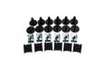 TarosTrade 29-0520-N-83642 Jeu de fixation pour cache moteur