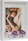 Art & BD BD ART 3D Shadow Box - Fotolijst - Wit - 30x40 cm - Plexiglas Bescherming