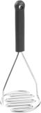 HENDI Aardappelstamper – Comfortabele handgreep – Vaatwasmachinebestendig – Zwart – ⌀95x230 mm