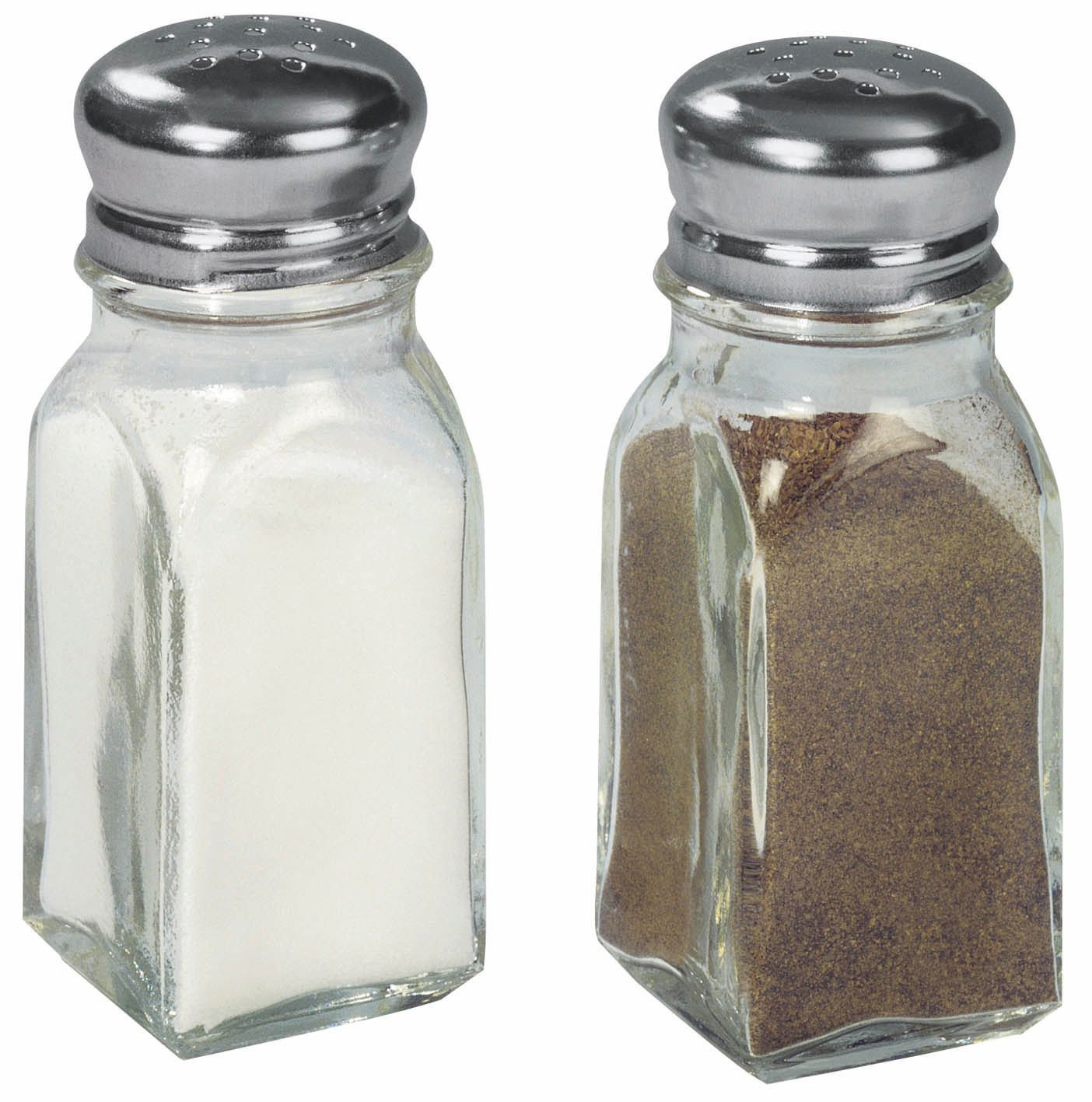 FACKELMANN 46870 Kruidenstrooiers - 2 stuks - Metallic, Transparant