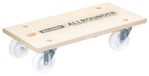 Chariot de transport 59x30 cm, 500 kg, Multiplex, 4 roues