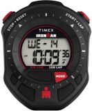 Timex Ironman Stopwatch TW5M57500 Horloge - Textiel - Zwart - Ø 60 mm