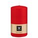 Wiedemann Bougie cylindrique/bougie pilier - rouge - 12 x 6 cm - 33 heures de combustion - bougies pilier