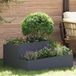 Maison Exclusive - Pot de plante de jardin, anthracite, 80 x 80 x 50 cm