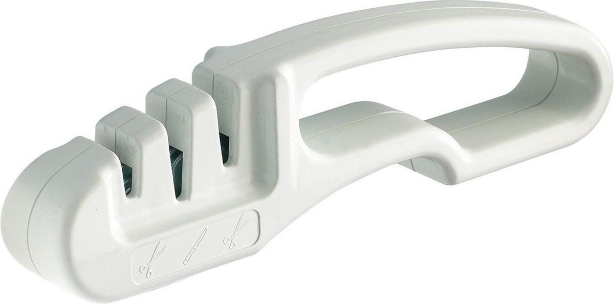 Westmark Messen- en Scharenslijper - 18,3 x 2,9 x 4,9 cm - Wit