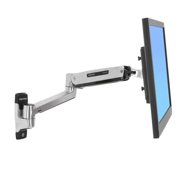 Ergotron LX Sit-Stand Wall Mount LCD Arm - 45-353-026