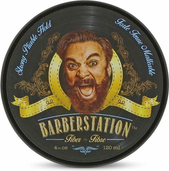 Barberstation Fiber Haarwax - 120 ml - Sterk