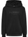 Hummel Hmljr Base Hoodie Unisexe Enfants Noir Coton Taille 122