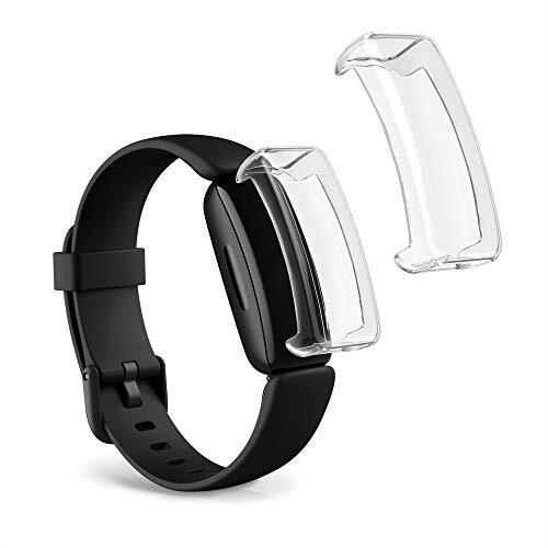 kwmobile Hoesje compatibel met Fitbit Inspire 2 / Ace 3 (Set van 2) - Smart Watch/Fitness Tracker Cover - Transparant