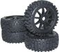 Reely 1:8 Buggy Complete wielen Big Core 10-spaaks Zwart 4 stuk(s)