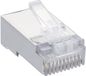 Lumberg P 303 S Modulaire connector Connecteur, droit RJ48 Nombre de pôles : 10p10c Transparent 1 pièce(s)